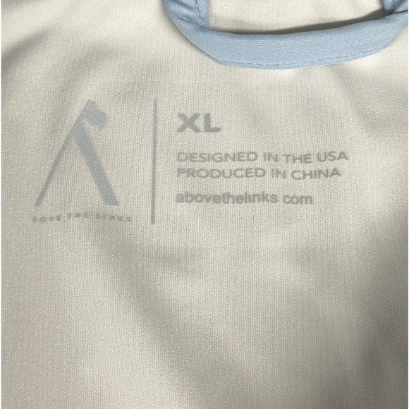 NWT Above The Links Elite Performance Denim Blue-Black Golf Rain Wind Jacket XL - Picture 13 of 15